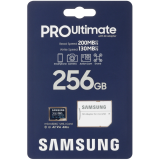 Carte mémoire 256GB MicroSD Samsung PRO Ultimate + SD adapter (MB-MY256SA)