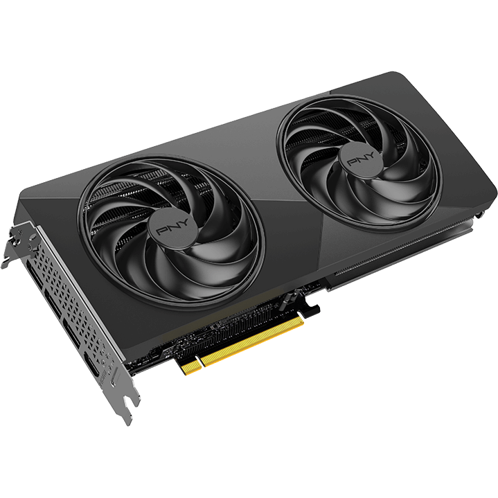 Carte graphique NVIDIA GeForce RTX 5070 PNY Dual Fan Slim OC 12GB (VCG507012DFSXPB1-O)