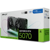 Carte graphique NVIDIA GeForce RTX 5070 PNY Dual Fan Slim OC 12GB (VCG507012DFSXPB1-O)