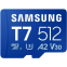 Carte mémoire 512GB MicroSD Samsung T7 (MB-MB512T)