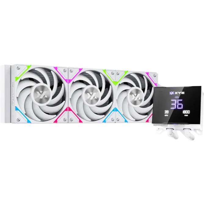 Liquid Cooling System XYZ Hydrotemp 360 White - X-WC-HYDROTEMP-360W