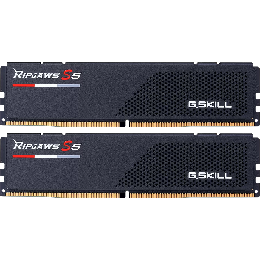 Mémoire vive 32GB DDR5 6400MHz G.Skill Ripjaws S5 (F5-6400J3239G16GX2-RS5K) (2x16GB KIT)