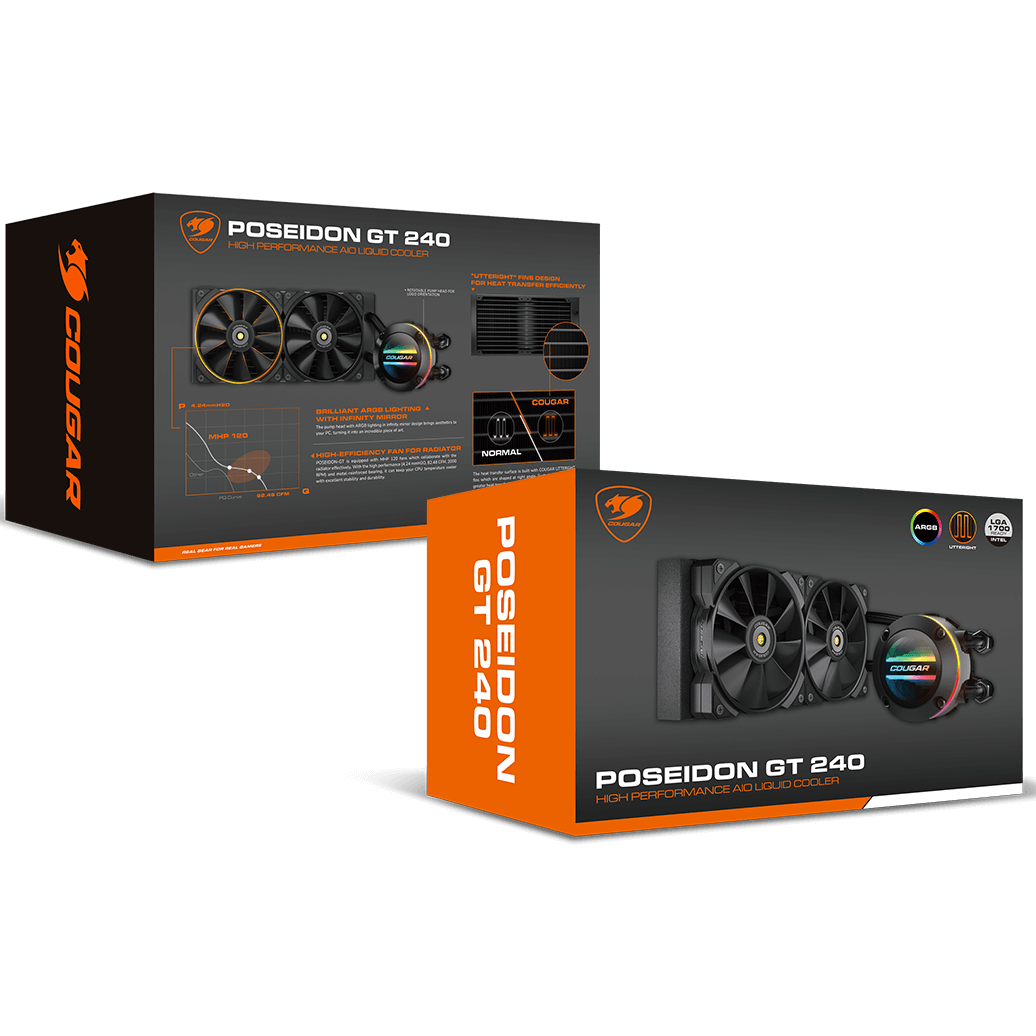 Système de refroidissement liquide Cougar Poseidon GT 240 Black - CGR-POSEIDON GT 240 - photo 5