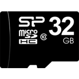 Carte mémoire 32GB MicroSD Silicon Power + SD adapter (SP032GBSTH010V10SP)