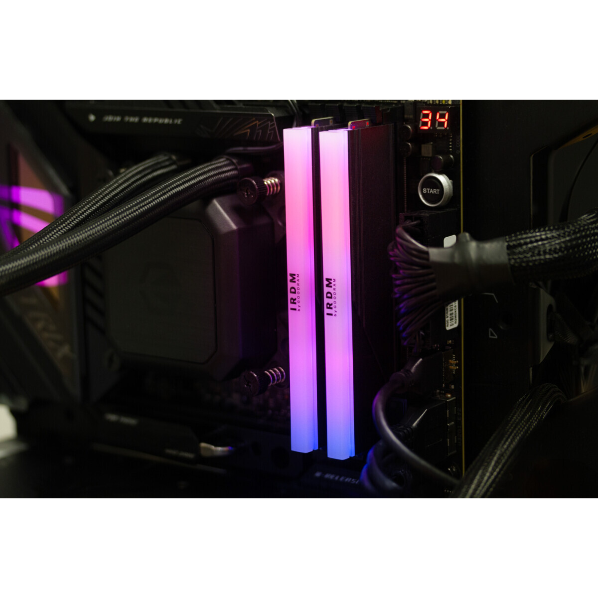 Mémoire vive 32GB DDR5 6400MHz GOODRAM IRDM RGB (IRG-64D5L32S/32GDC) (2x16GB KIT) - photo 7