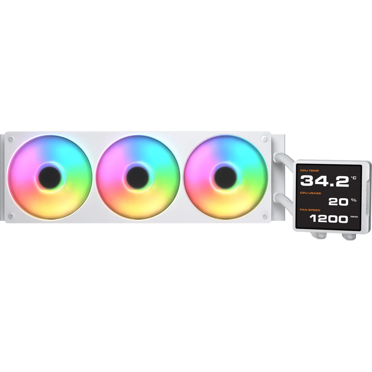 Système de refroidissement liquide Cougar Poseidon Vistek Pro ARGB 360 White - CGR-PSDVPRGB-W-360