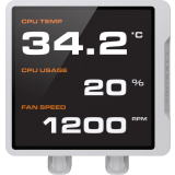Système de refroidissement liquide Cougar Poseidon Vistek Pro ARGB 360 White (CGR-PSDVPRGB-W-360)