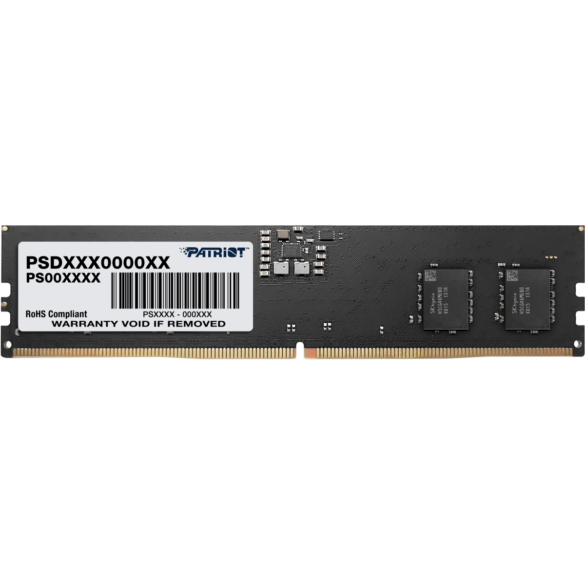 Mémoire vive 16GB DDR5 5600MHz Patriot Signature (PSD516G56002)