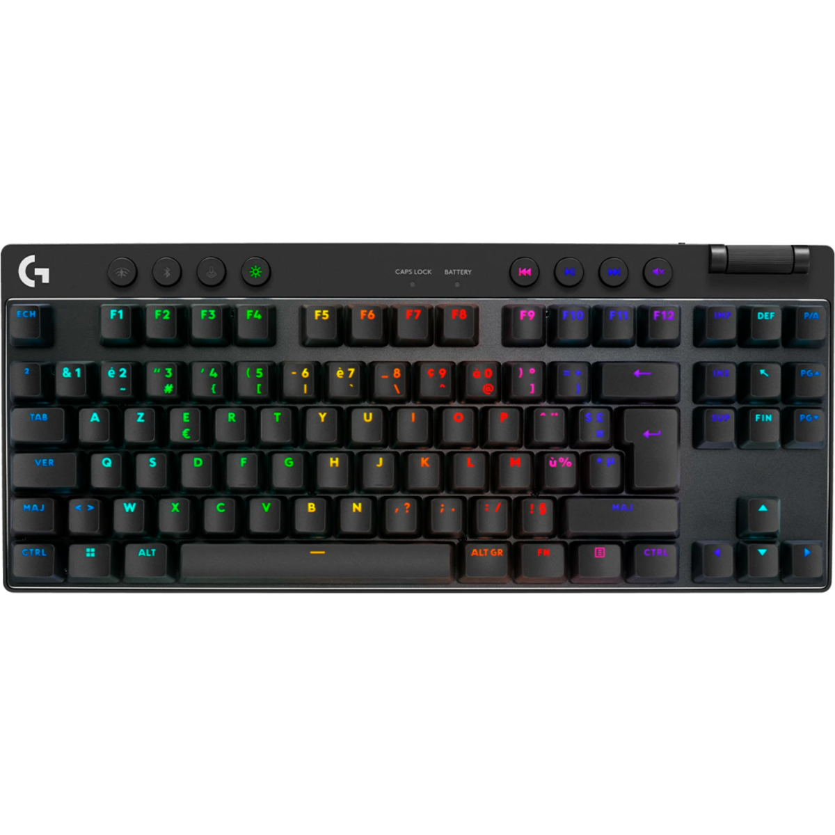 Clavier Logitech G Pro X TKL Lightspeed Tactile Black (920-012131)