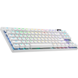 Clavier Logitech G Pro X TKL Lightspeed Tactile White (920-012145)