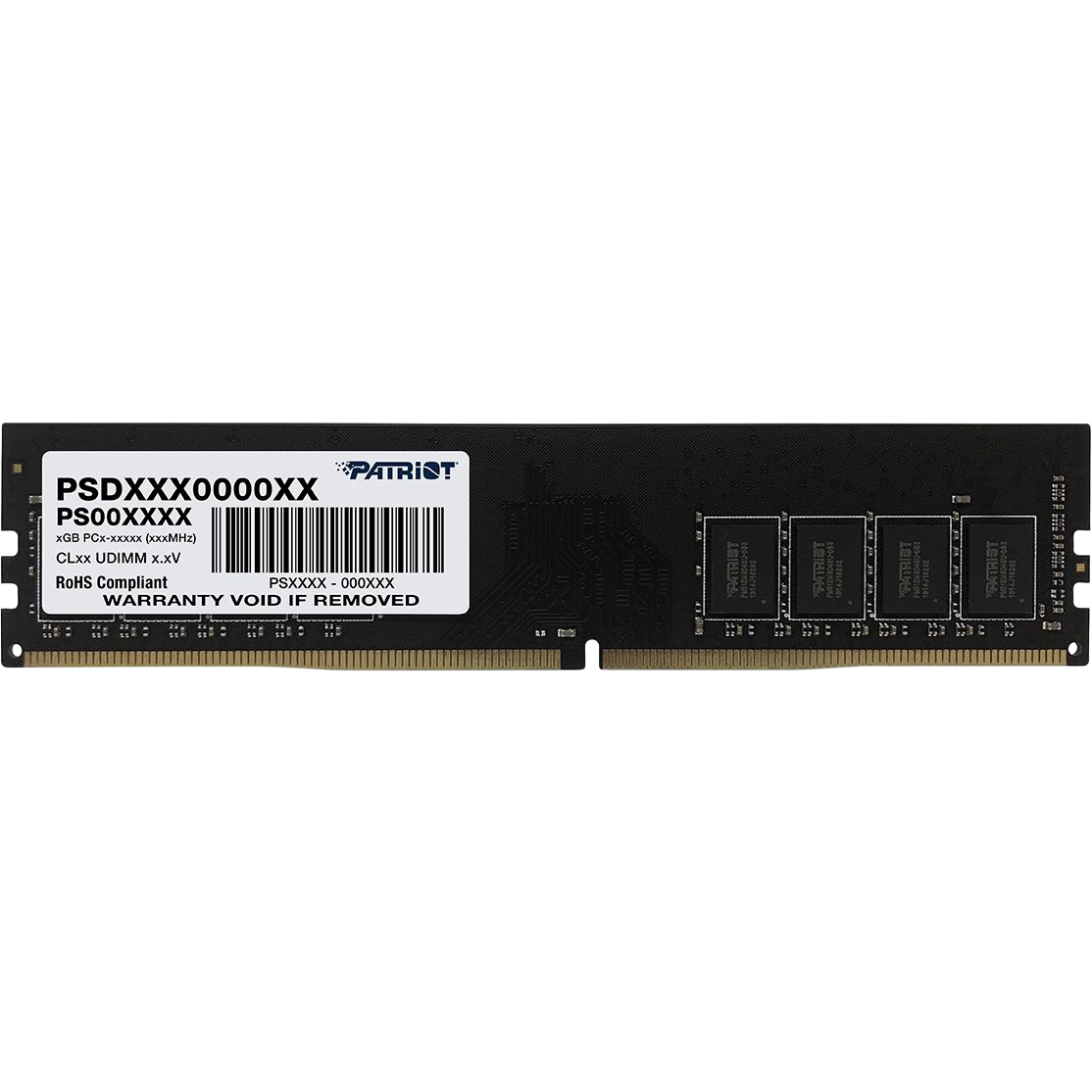 Mémoire vive 8GB DDR4 3200MHz Patriot Signature (PSD48G32002)