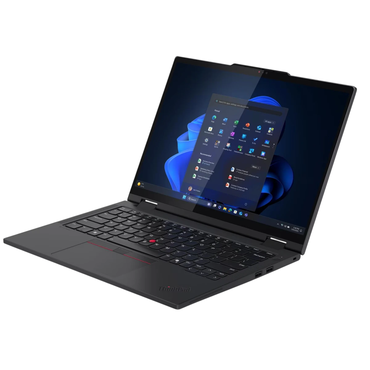 Ordinateur portable Lenovo ThinkPad T14s 2-in-1 Gen 1 Black (21R3005LFR) - photo 4