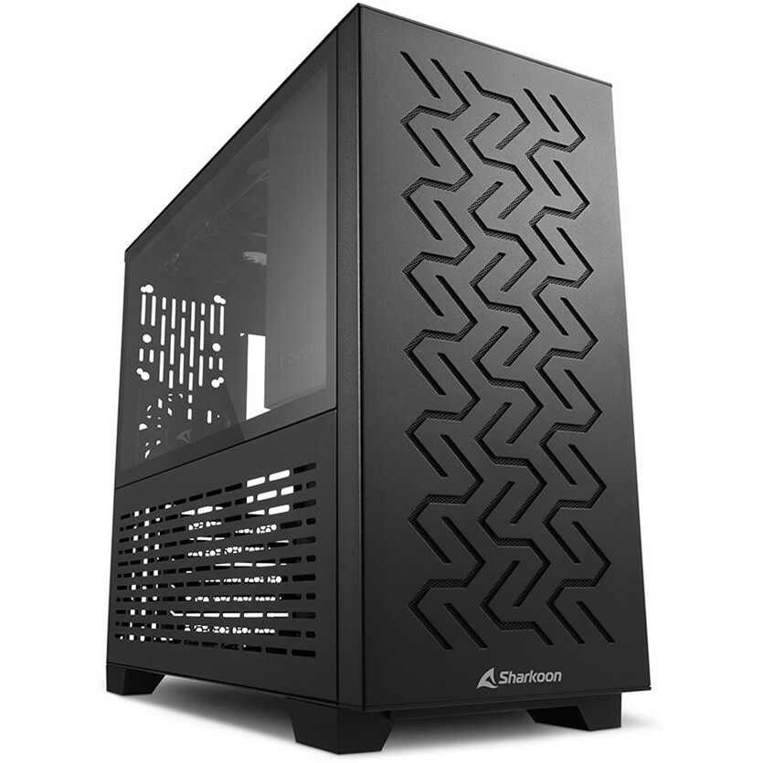 Case Sharkoon MS-Z1000 Black - 4044951035090