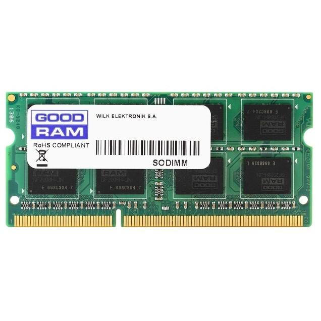 Mémoire vive 4GB DDR-III 1600MHz GOODRAM SO-DIMM (GR1600S364L11S/4G)