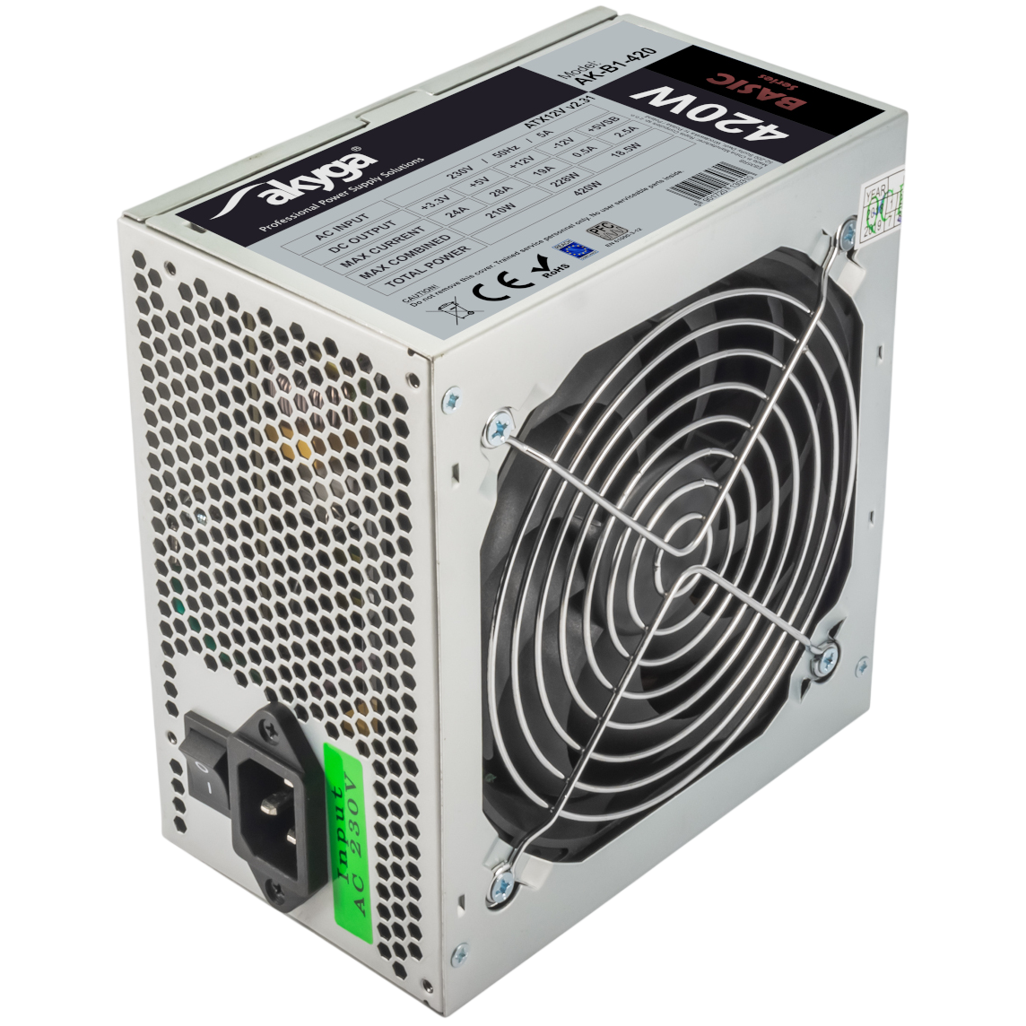 Alimentation électrique 420W Akyga Basic AK-B1-420
