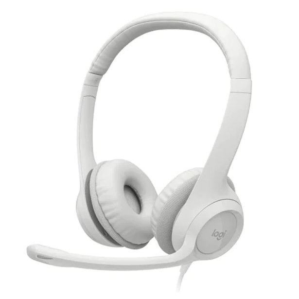 Casque audio Logitech Stereo Headset H390 White (981-001286)