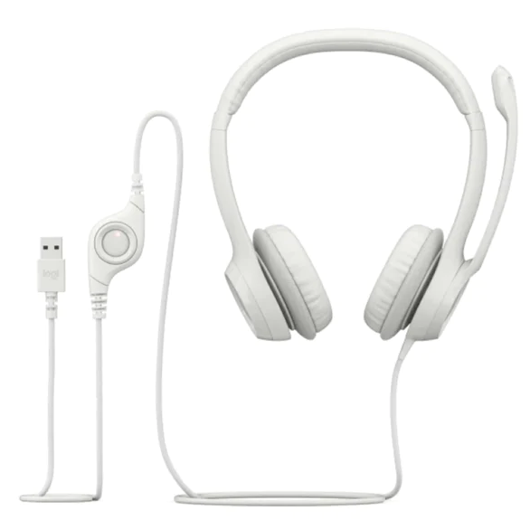 Casque audio Logitech Stereo Headset H390 White (981-001286) - photo 5
