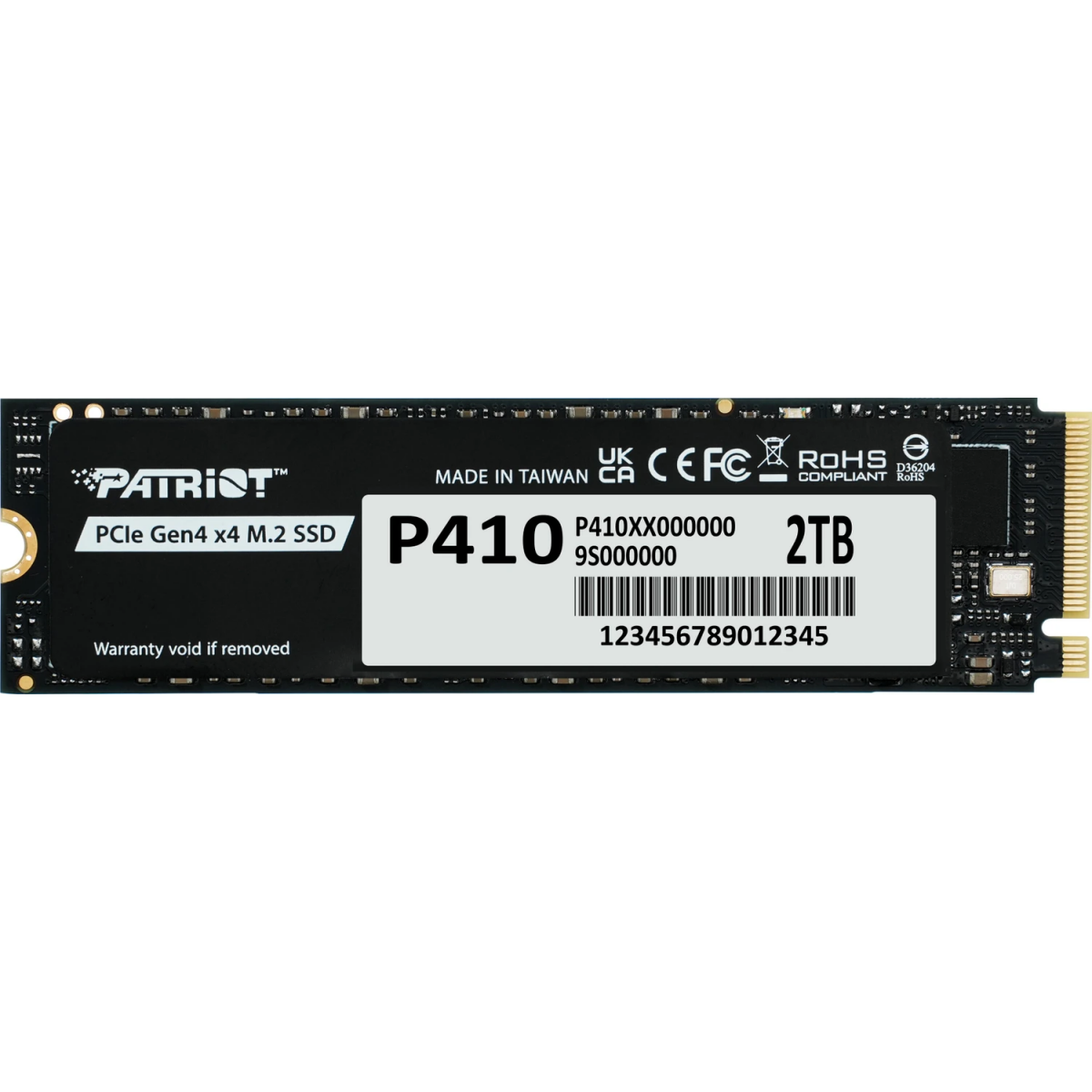 SSD drive 2TB Patriot P410 (P410P2TBM28H) - photo 2