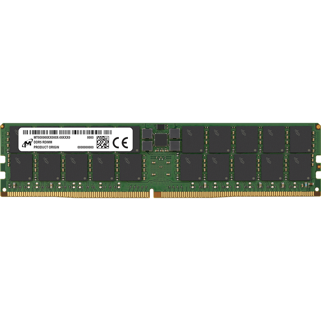 Mémoire vive 96GB DDR5 6400MHz Micron ECC Reg (MTC40F204WS1RC64BR) OEM