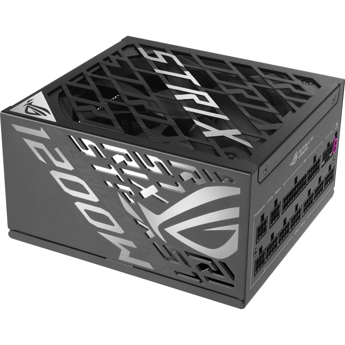 Alimentation électrique 1200W ASUS ROG Strix Platinum (ROG-STRIX-1200P-GAMING-E) - 90YE00W6-B0NA00 - photo 2