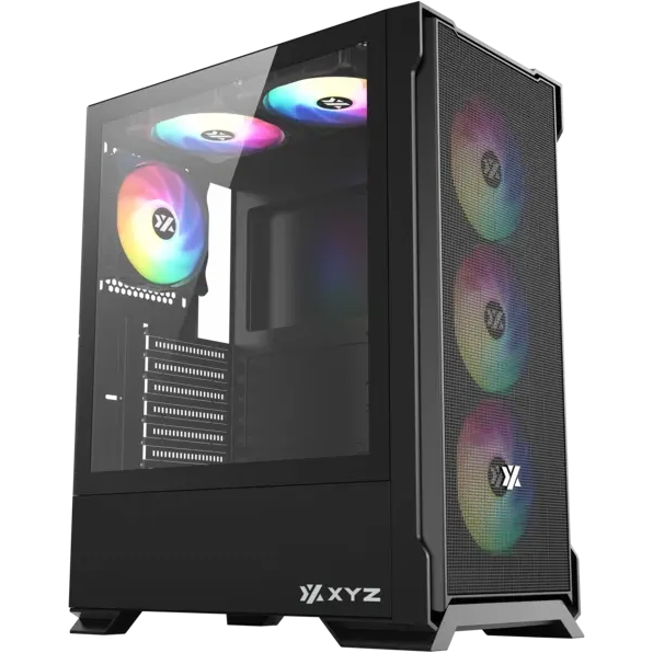 Boîtier XYZ AIRONE 300-X MESH Black - X-CS-AIRONE3XM-B