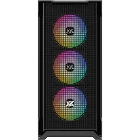 Boîtier XYZ AIRONE 300-X MESH Black - X-CS-AIRONE3XM-B - photo 3