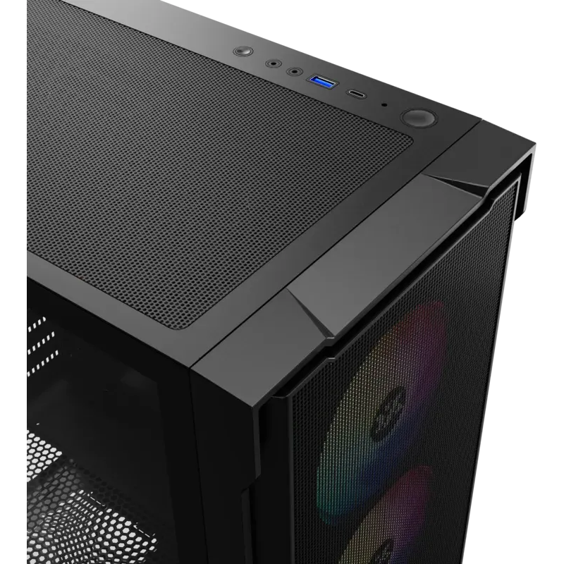 Boîtier XYZ AIRONE 300-X MESH Black - X-CS-AIRONE3XM-B - photo 7