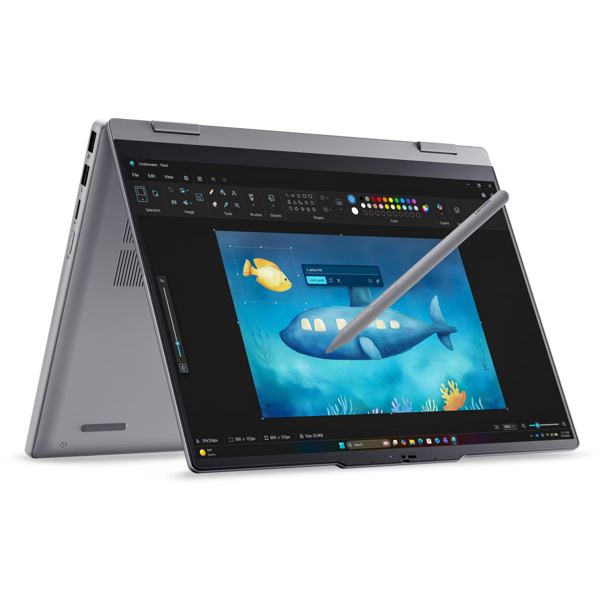 Ordinateur portable Lenovo  ThinkBook 14 2-in-1 G6 IPL Luna Grey (22AR000BFR) - photo 10