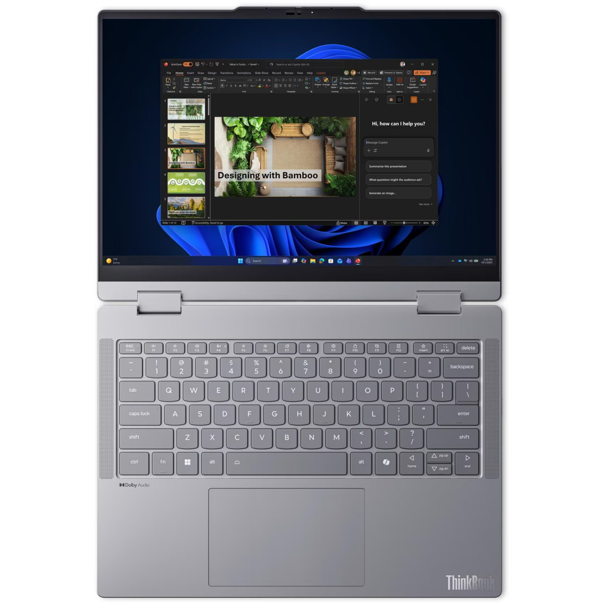 Ordinateur portable Lenovo  ThinkBook 14 2-in-1 G6 IPL Luna Grey (22AR000BFR) - photo 4