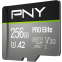 Carte mémoire 256GB MicroSD PNY PRO Elite + SD adapter (P-SDU256V32100PRO-GE) - photo 2