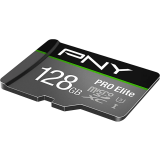 Carte mémoire 128GB MicroSD PNY PRO Elite + SD adapter (P-SDU128V31100PRO-GE)