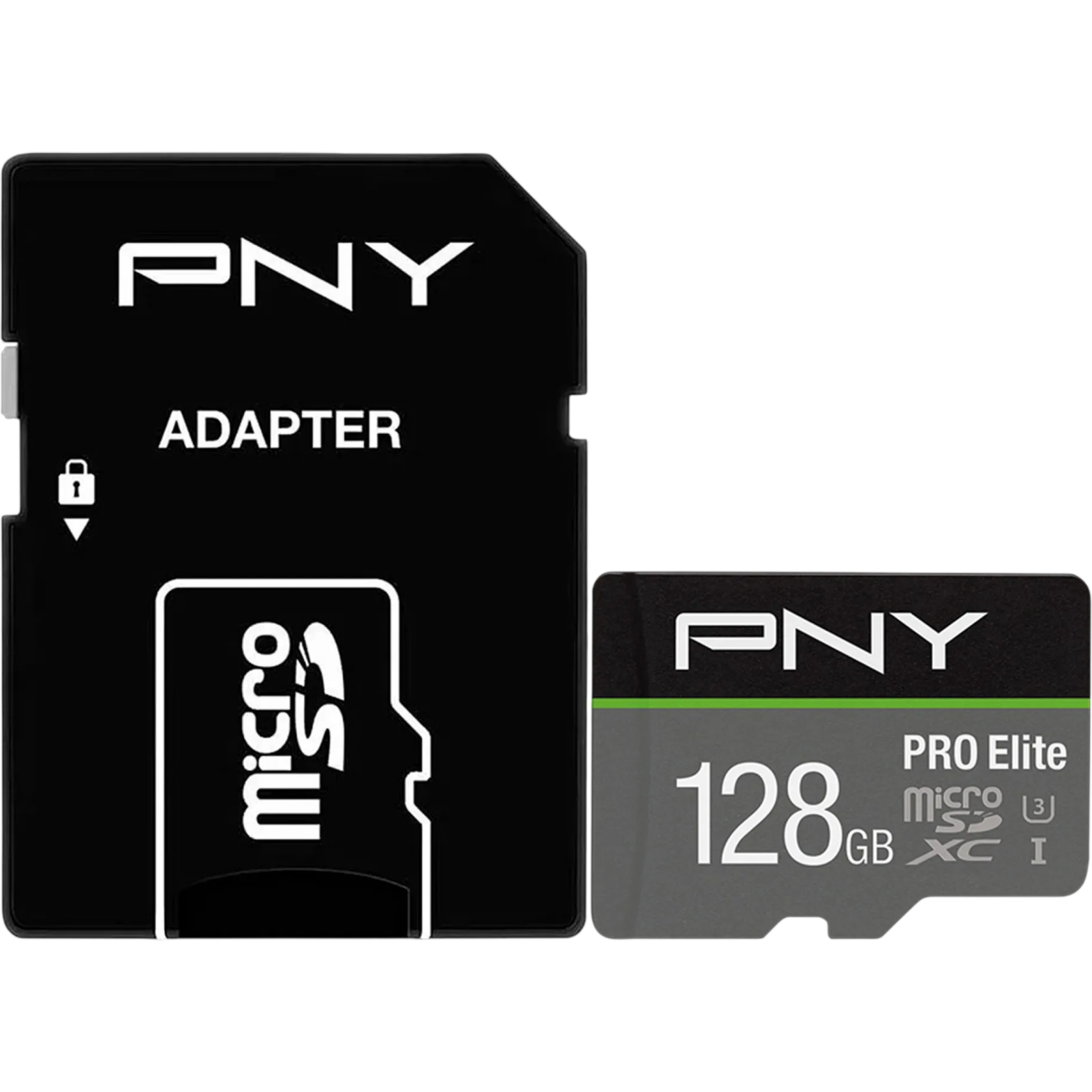 Carte mémoire 128GB MicroSD PNY PRO Elite + SD adapter (P-SDU128V31100PRO-GE) - photo 3