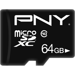 Carte mémoire 64GB MicroSD PNY Performance Plus + SD adapter (P-SDU64G10PPL-GE) - photo 2