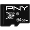 Carte mémoire 64GB MicroSD PNY Performance Plus + SD adapter (P-SDU64G10PPL-GE) - photo 2