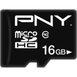 Carte mémoire 16GB MicroSD PNY Performance Plus + SD adapter (P-SDU16G10PPL-GE)
