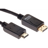 Kabelis DisplayPort (M) - HDMI (M), 1.8m, VCOM CG609-1.8M