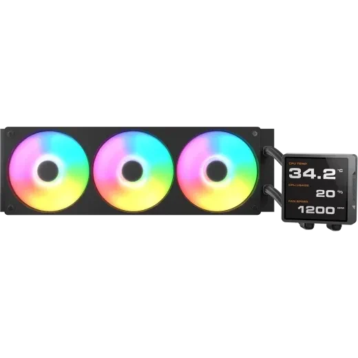 Système de refroidissement liquide Cougar Poseidon Vistek Pro ARGB 360 Black - CGR-PSDVPRGB-B-360 - photo 2