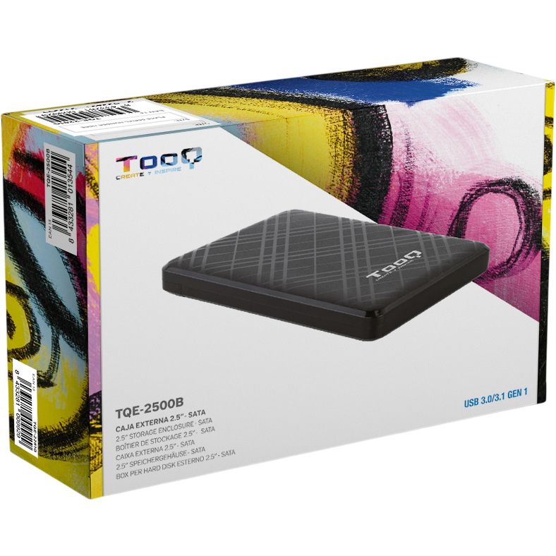 Boîtier externe pour disque dur TooQ TQE-2500B Black - photo 5
