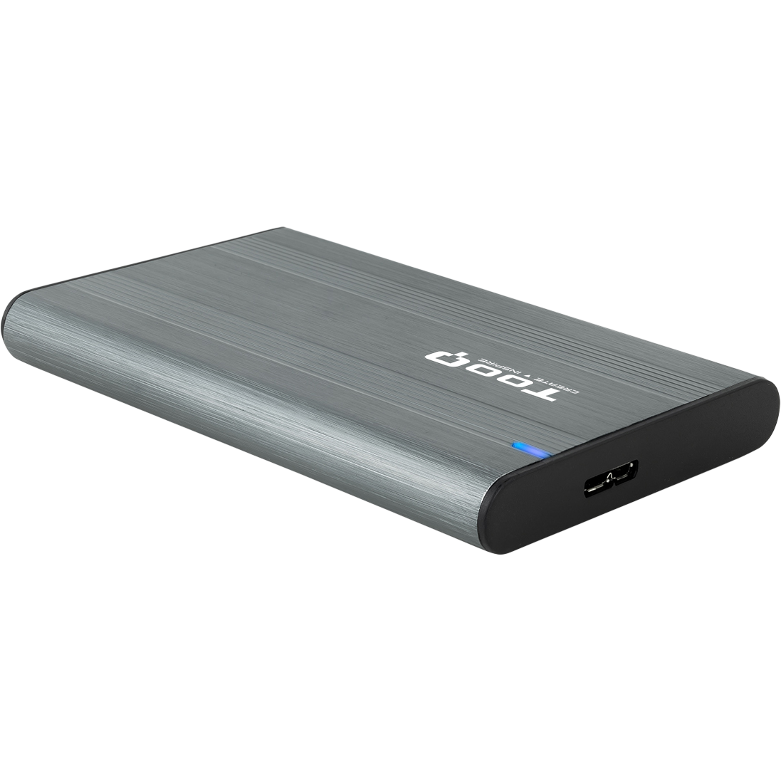 Boîtier externe pour disque dur (HDD) TooQ TQE-2503G Grey - photo 2