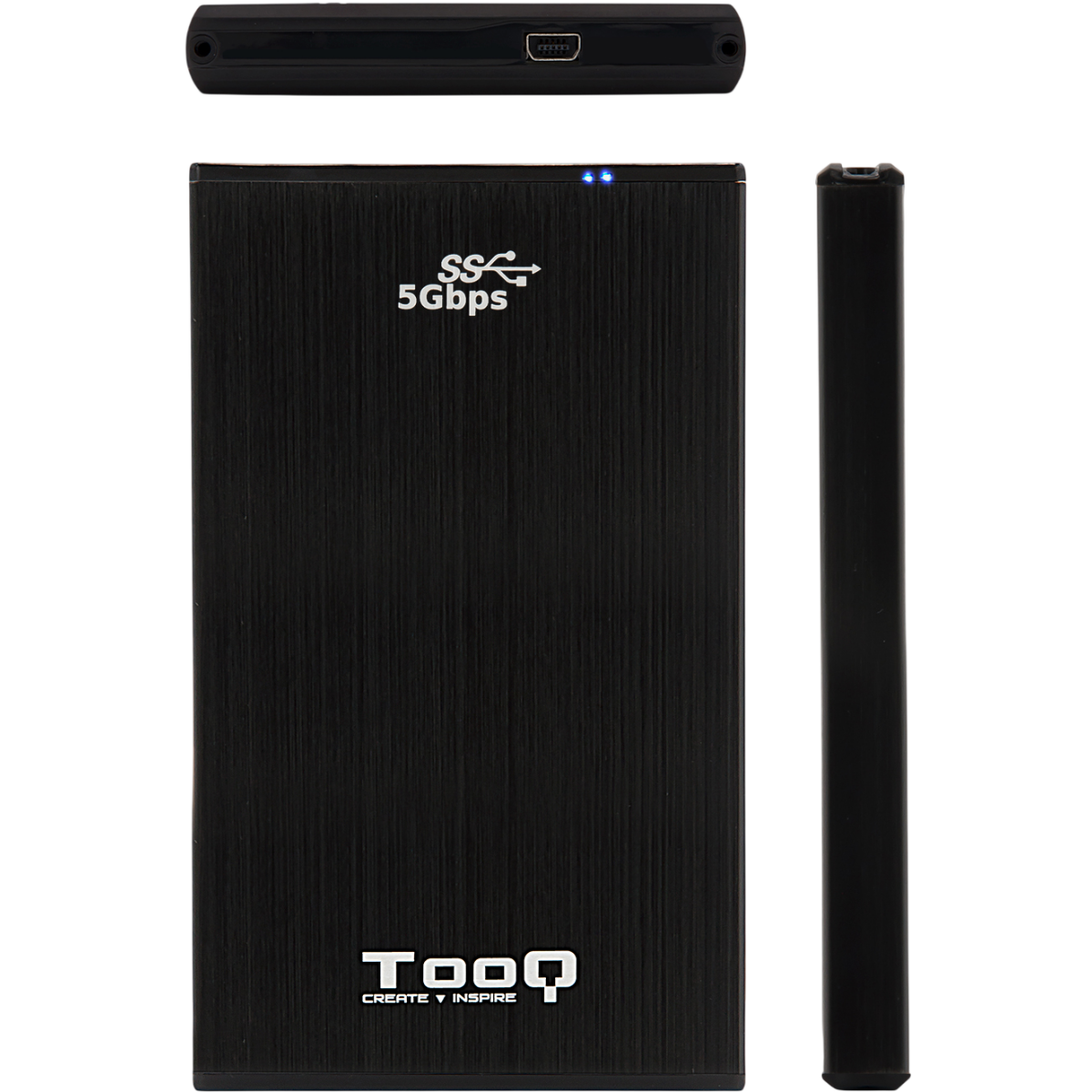 Boîtier externe pour disque dur TooQ TQE-2522B Black - photo 3