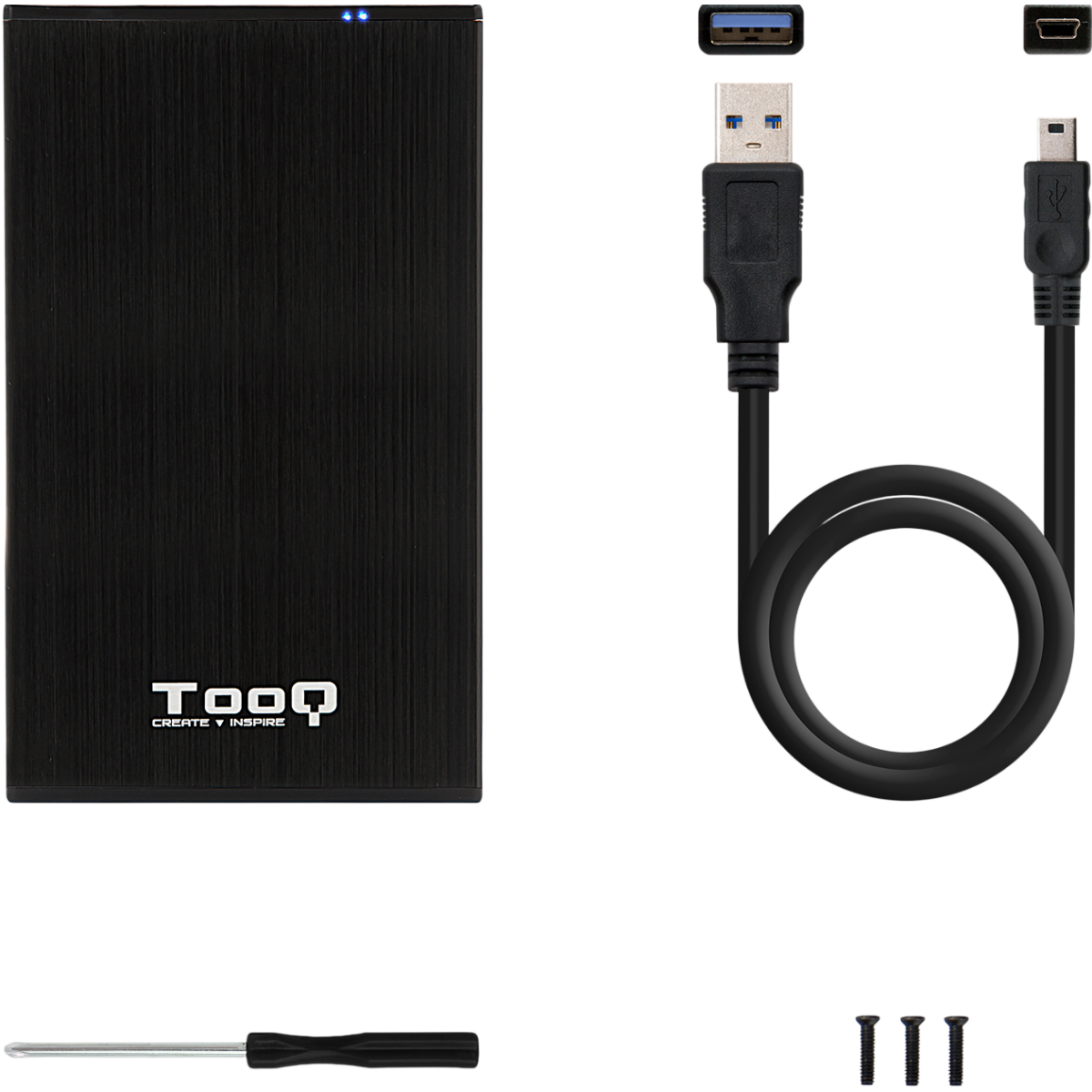 Boîtier externe pour disque dur TooQ TQE-2522B Black - photo 6