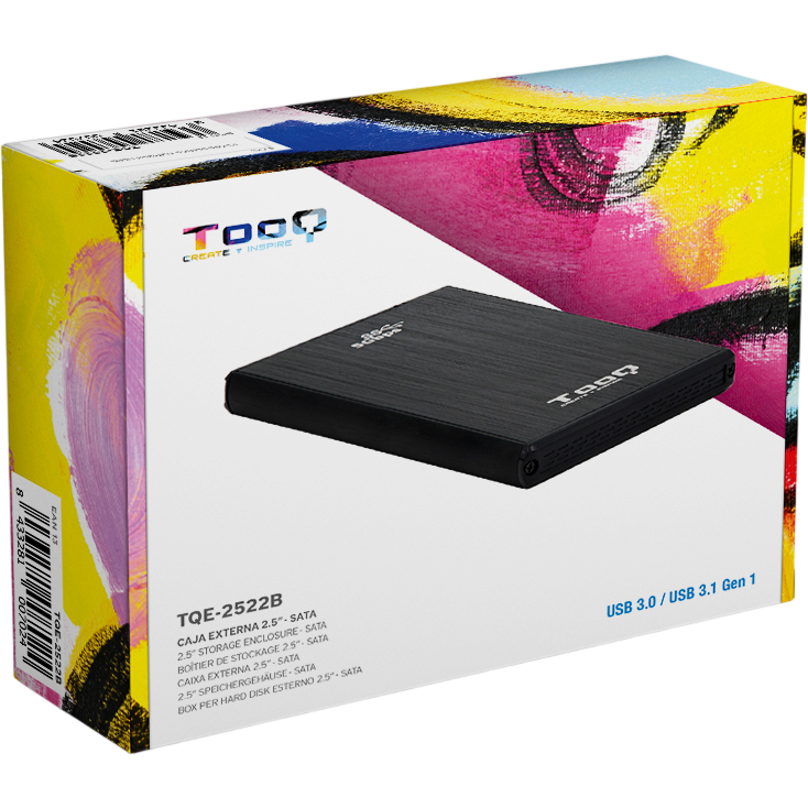 Boîtier externe pour disque dur TooQ TQE-2522B Black - photo 7