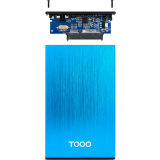 Boîtier extérieur pour disque dur TooQ TQE-2527BL Blue