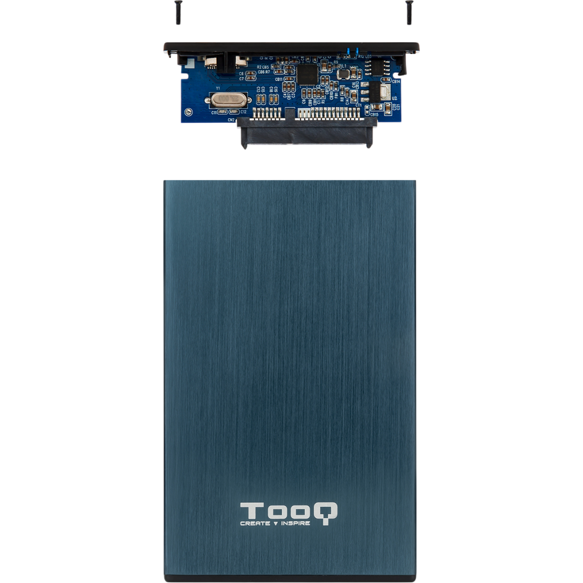 Boîtier externe pour disque dur TooQ TQE-2527PB Pacific Blue - photo 5