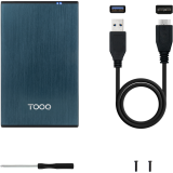 Boîtier externe pour disque dur TooQ TQE-2527PB Pacific Blue