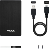 Boîtier externe pour disque dur (HDD) TooQ TQE-2527B Black