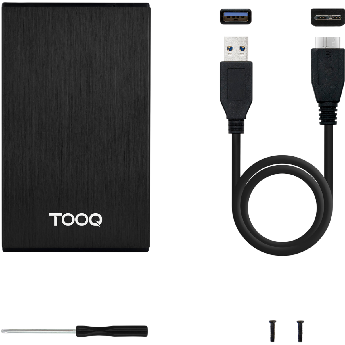 Boîtier externe pour disque dur (HDD) TooQ TQE-2527B Black - photo 6