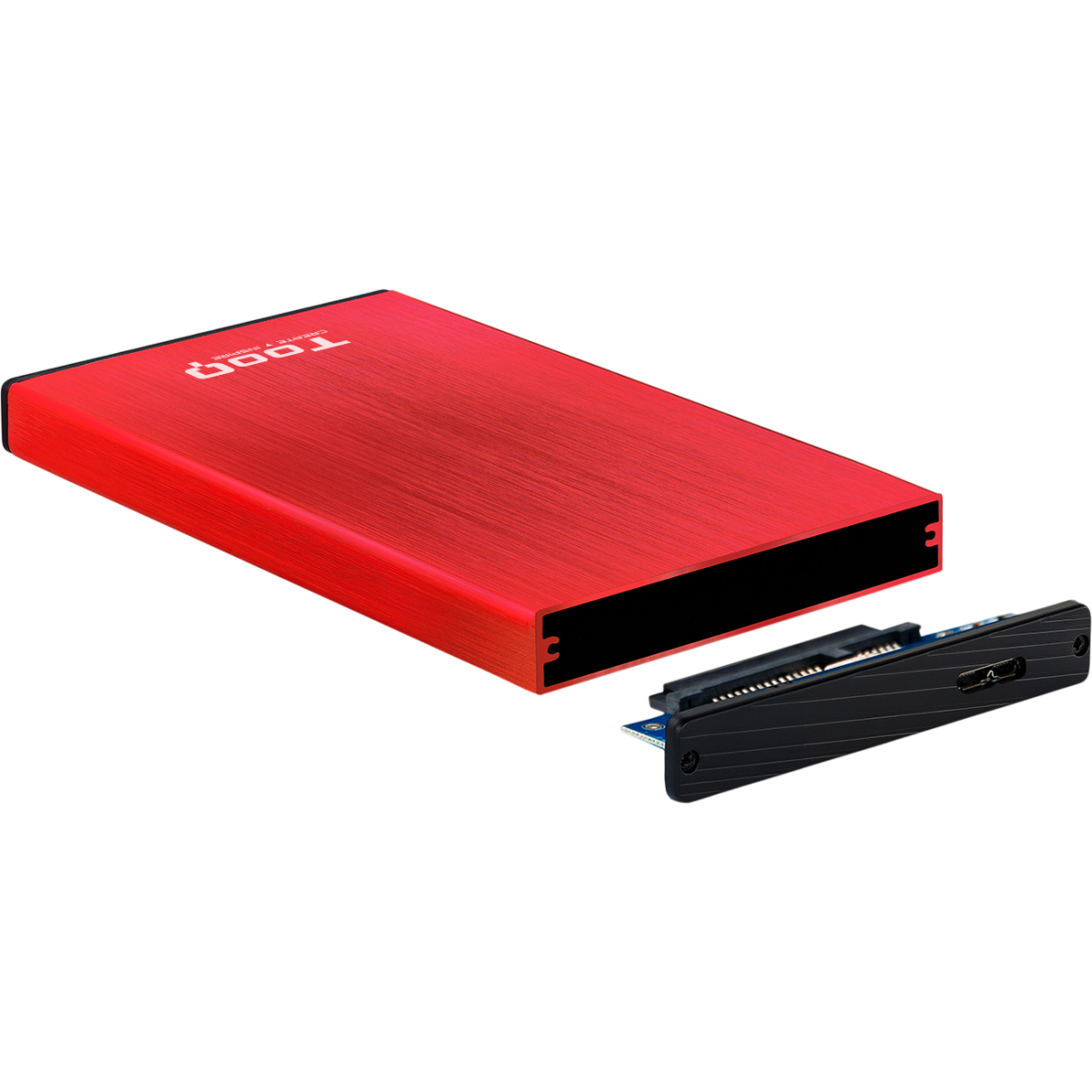 Boîtier externe pour disque dur TooQ TQE-2527R Red - photo 3