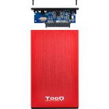 Boîtier externe pour disque dur TooQ TQE-2527R Red