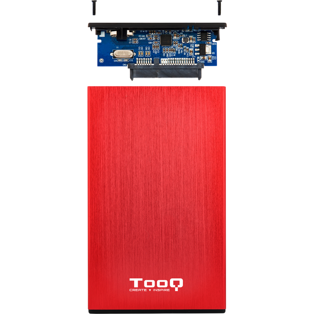 Boîtier externe pour disque dur TooQ TQE-2527R Red - photo 5
